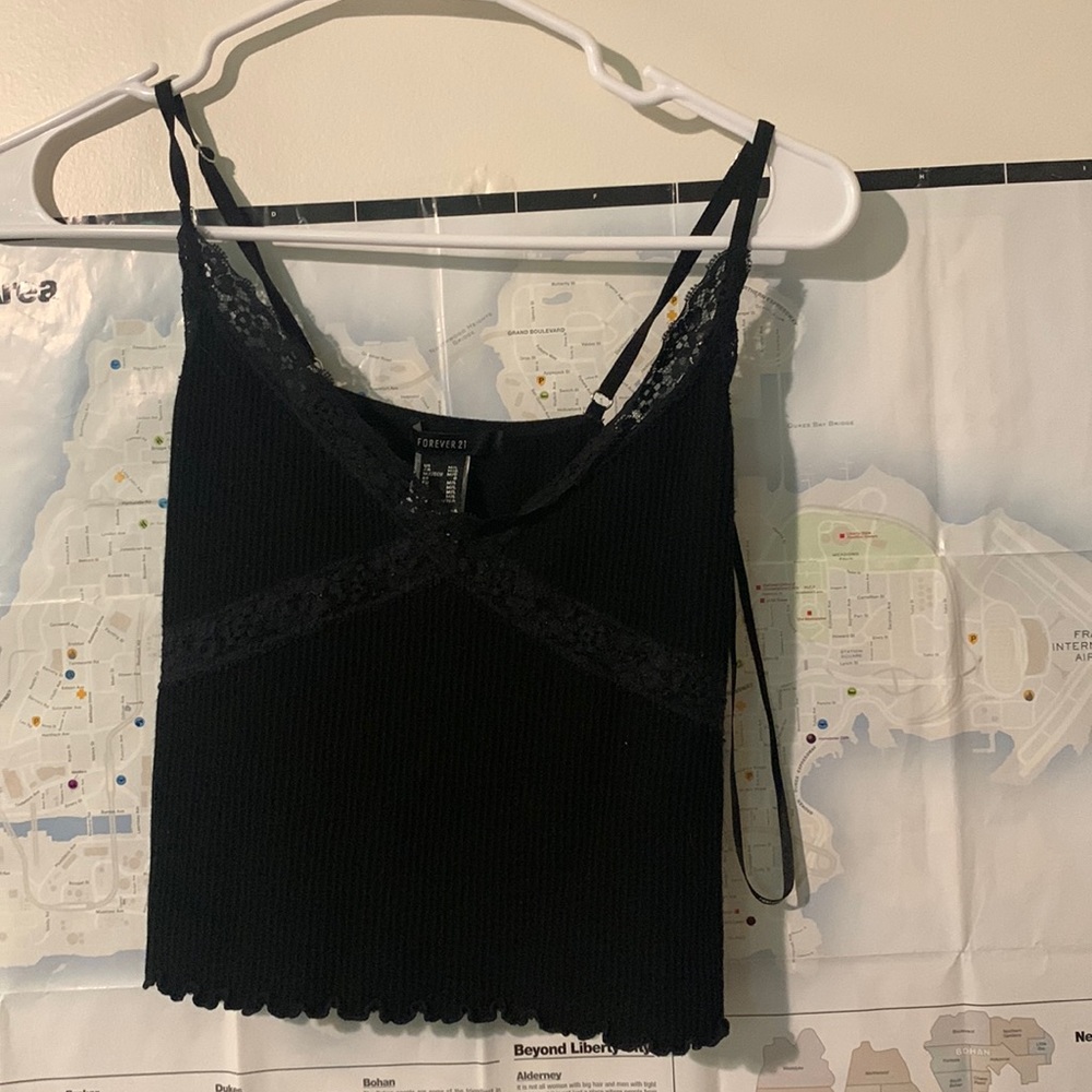 Forever 21 Lace Crop Top